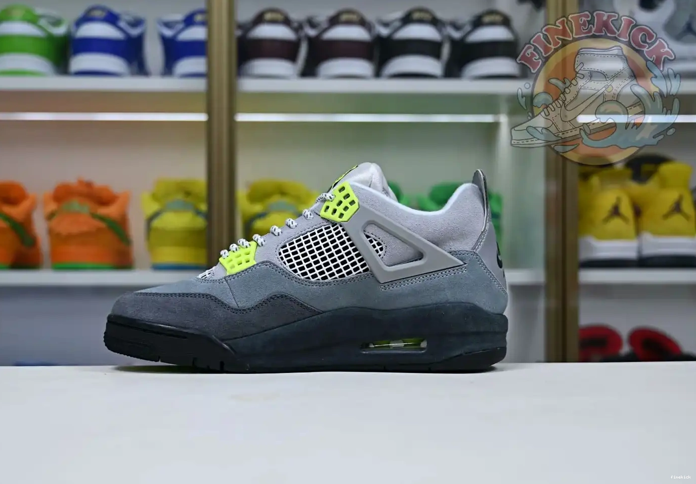 Air Jordan 4 Jordan retro se'95neon 0423